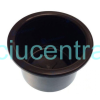 Plastikinis gėrimų laikiklis baltas/juodas Plastikinis gėrimų laikiklis baltas/juodas